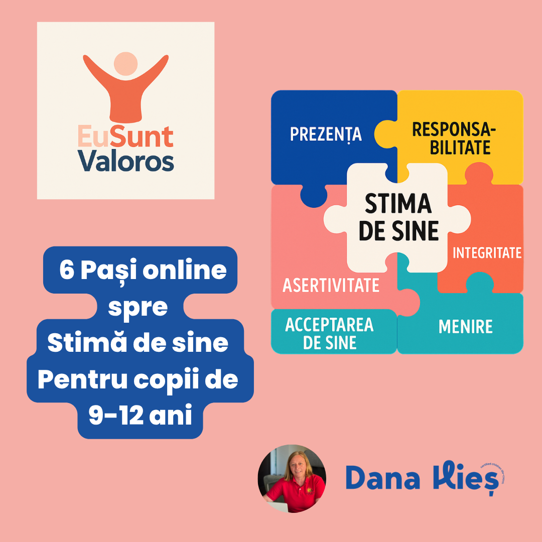 Stima de sine, Life coaching copii, Dana Ilies